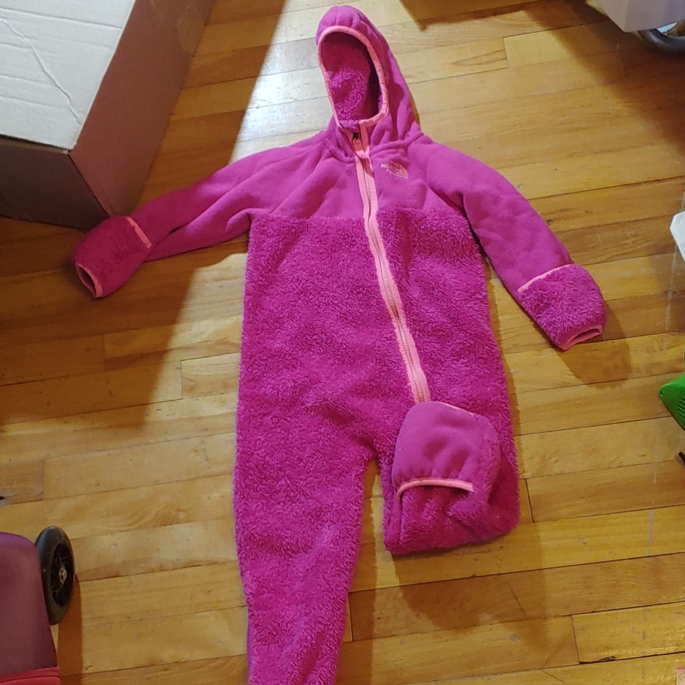 Winter warm one piece north face baby